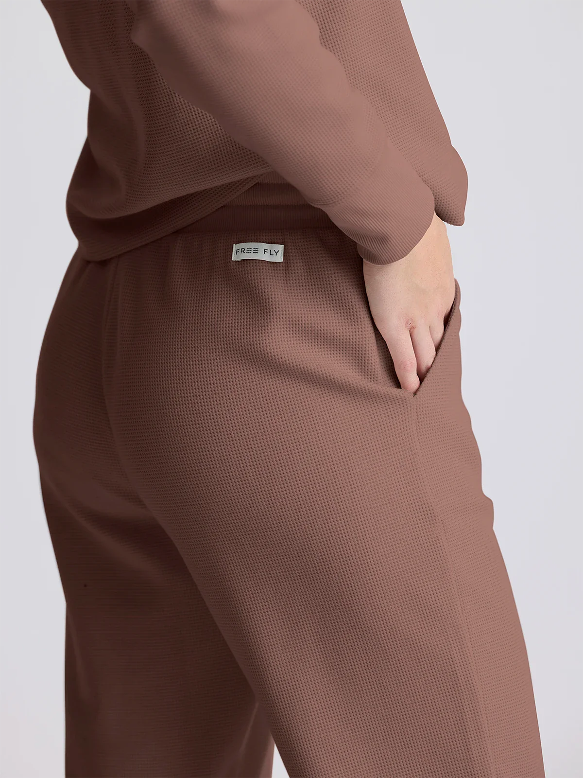 Free Fly Women's Waffle Jogger - Fig