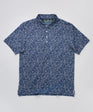 Abstract Arrangement Men's Polo - Navy