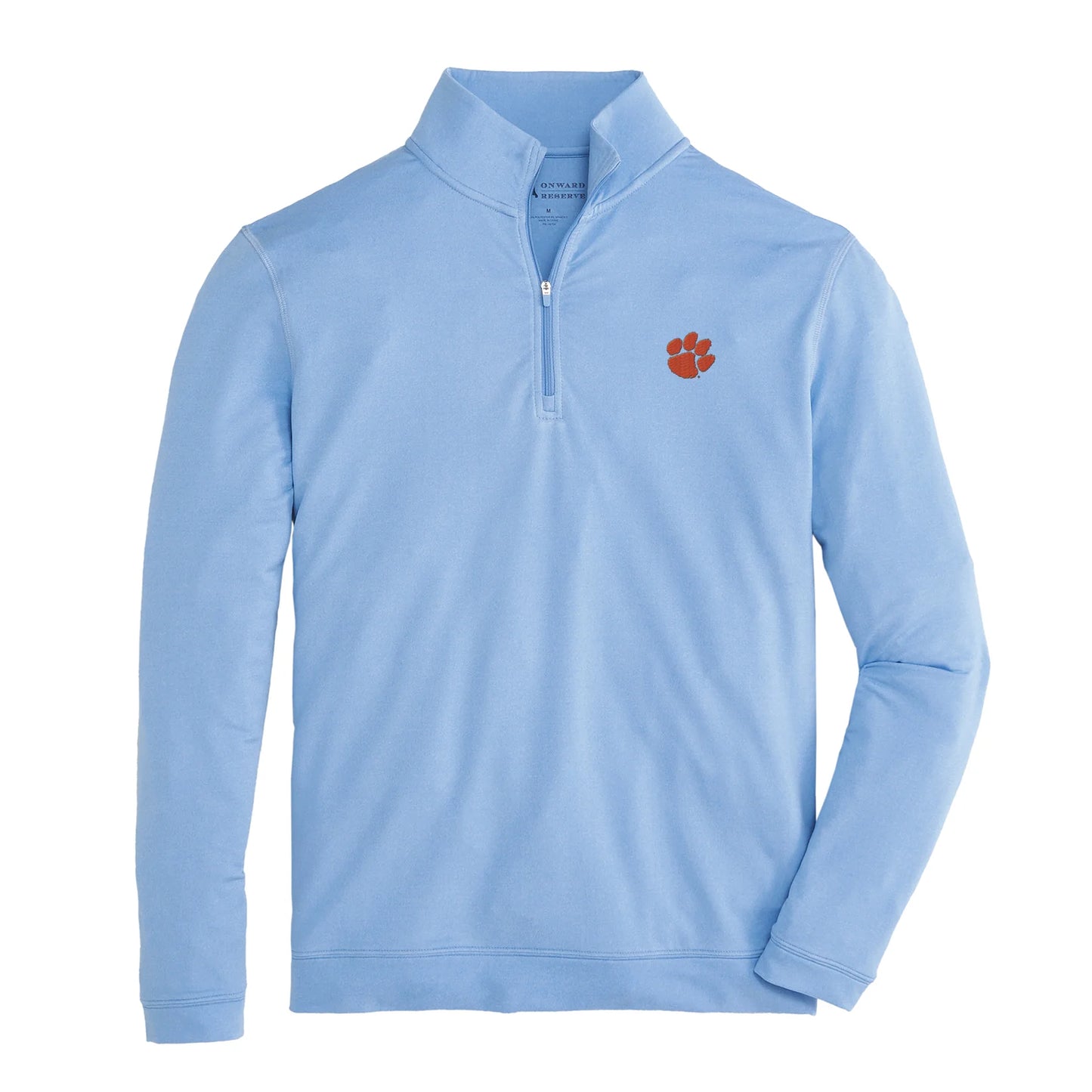 Onward Reserve Clemson Paw Flow Performance Pullover - Silver Lake