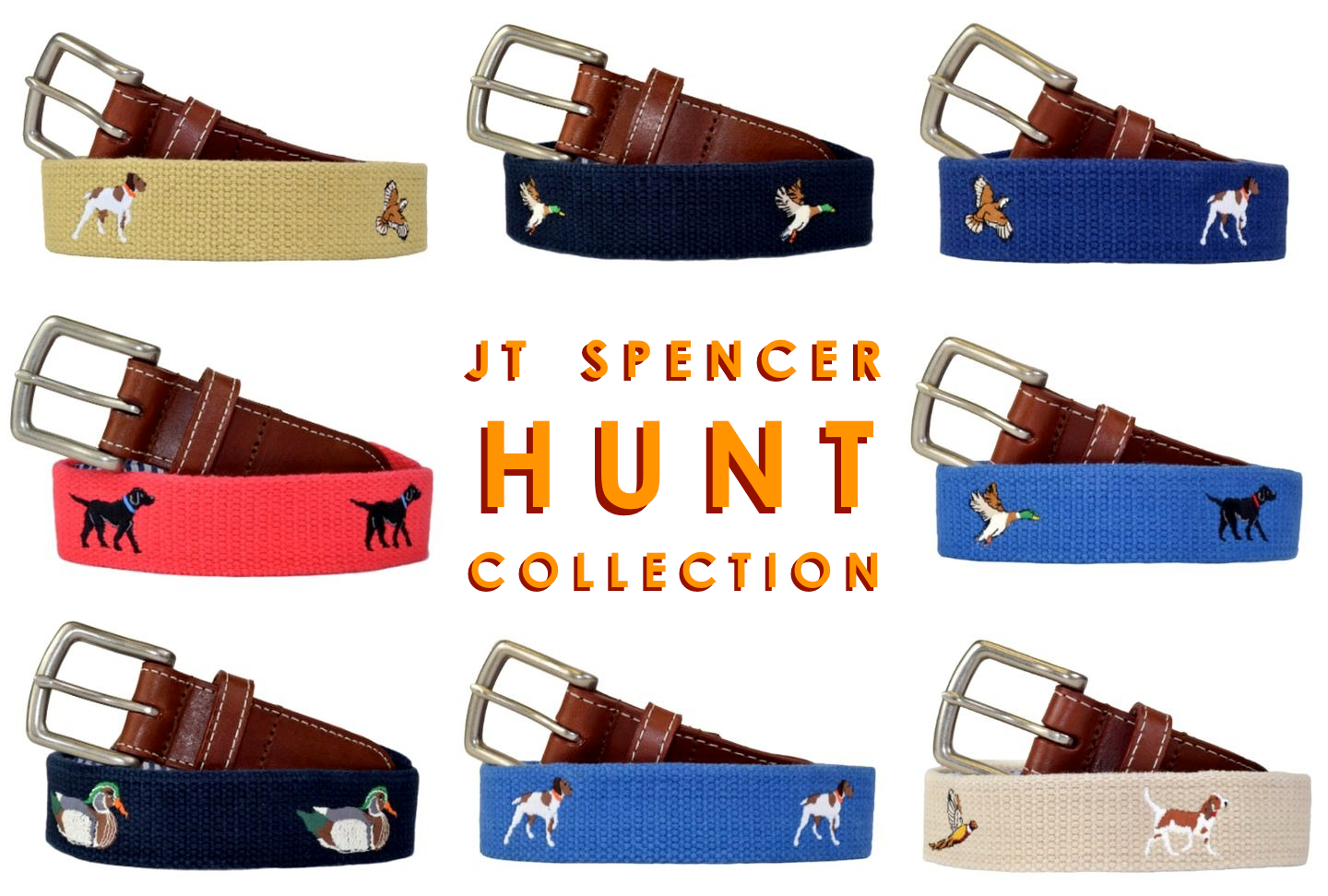 J.T. Spencer The Bird Dog - Embroidered Imperial Belt