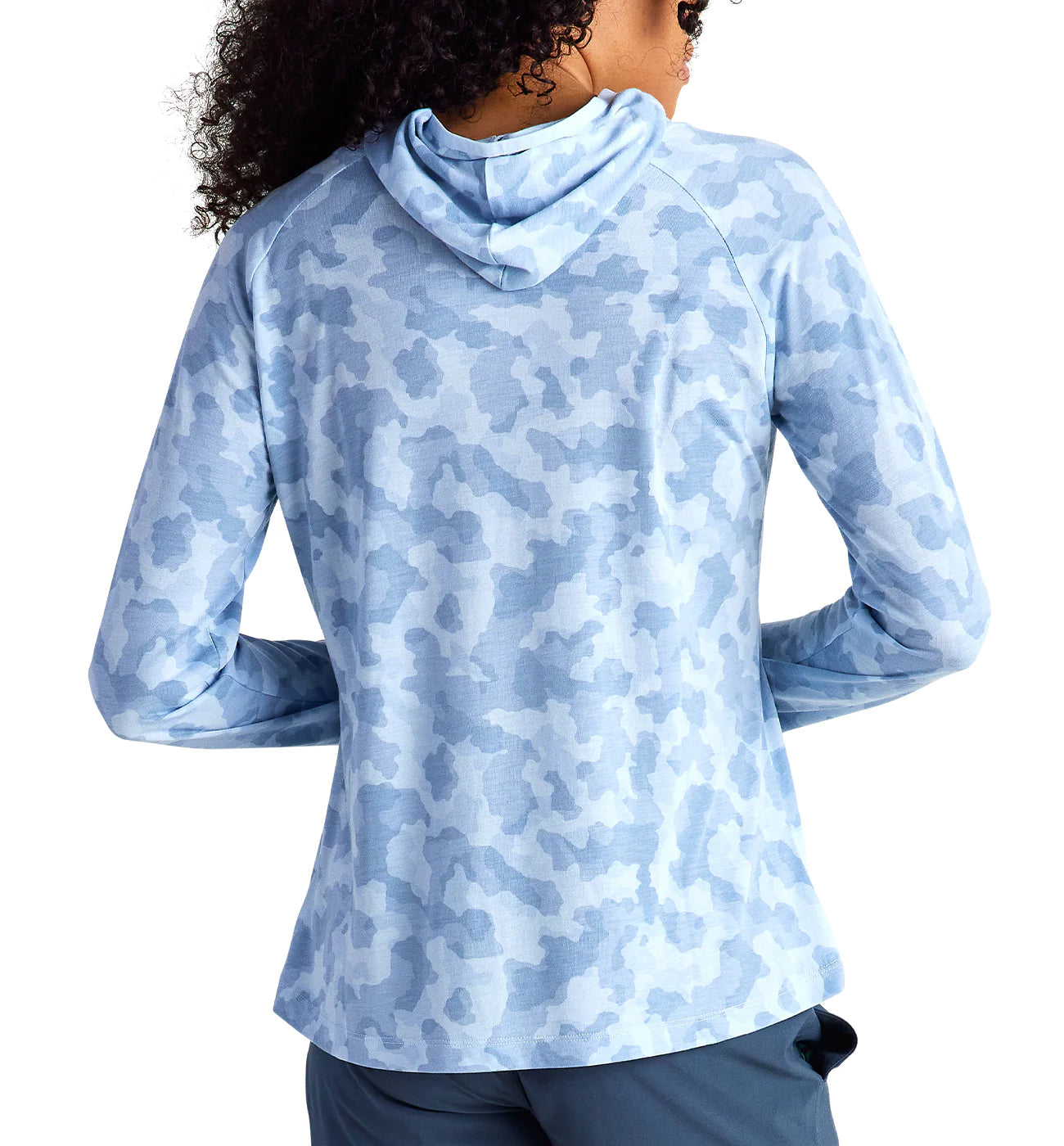 Free Fly Women's Bamboo Lightweight Hoodie II - Tidewater Camo