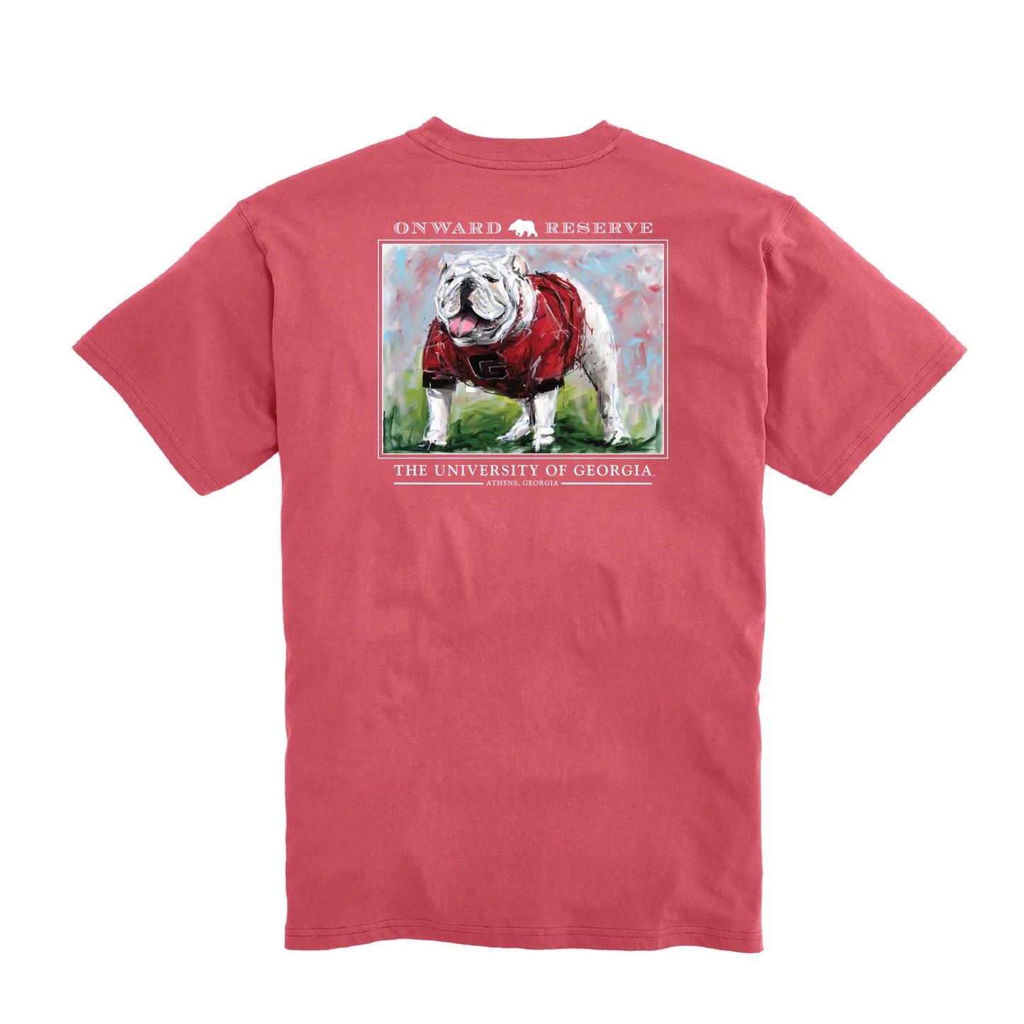 Onward Reserve Patrick Lewis UGA Short Sleeve Tee - Washed Red