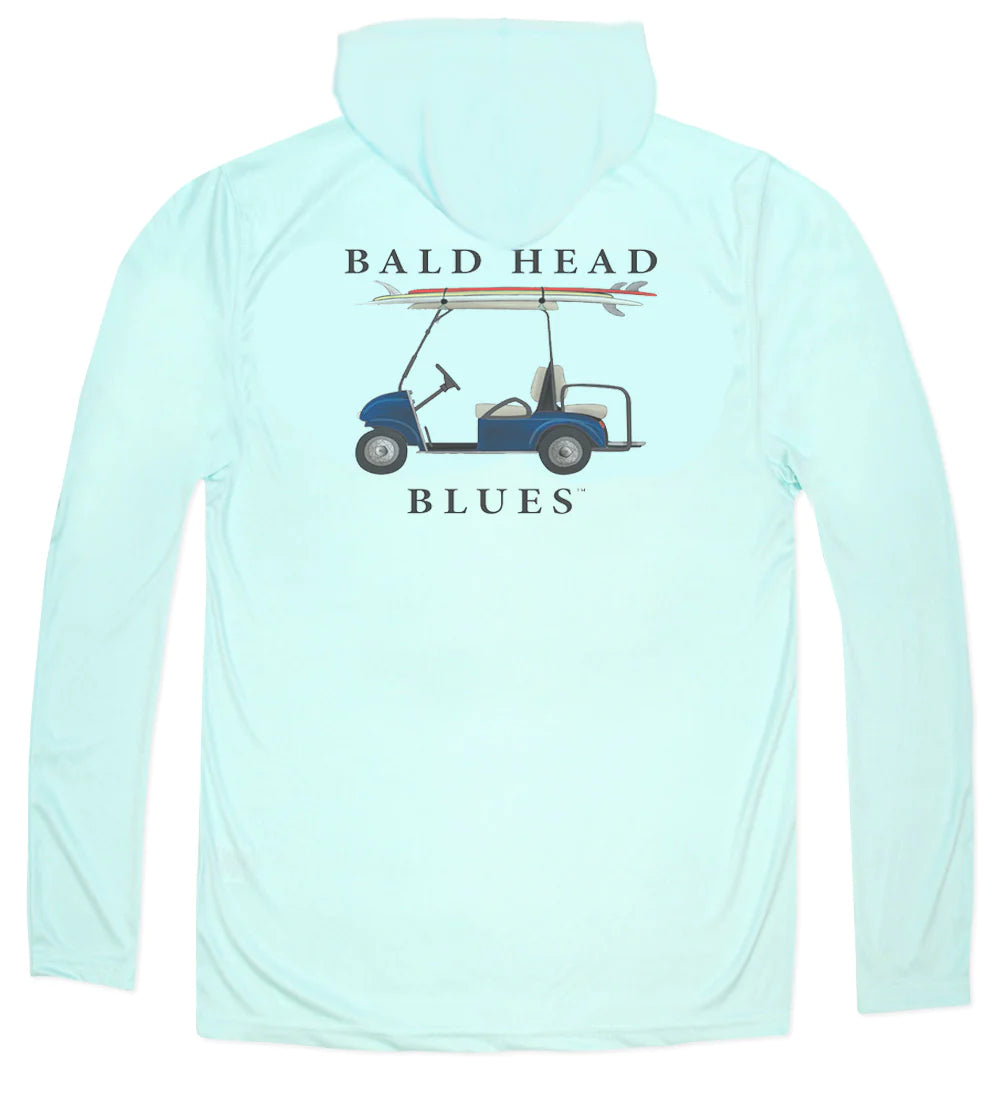 Performance Long Sleeve Golf Cart Hoodie - Seagrass