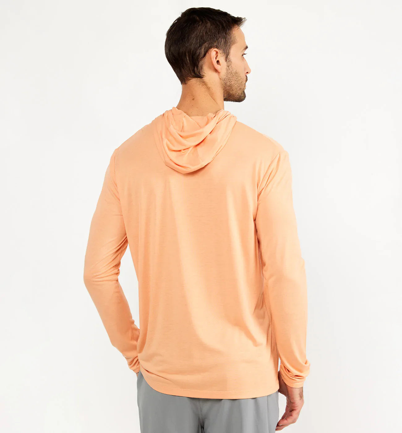 Free Fly Men's Bamboo Lightweight Hoodie - Tropic Orange