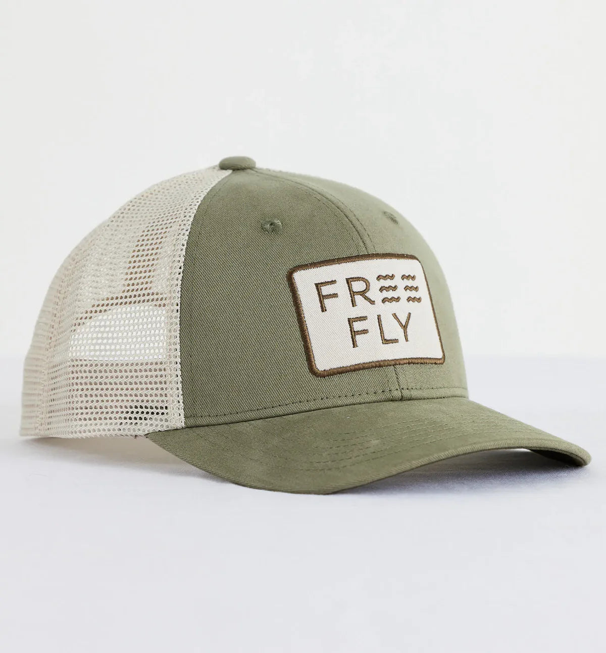 Free Fly Wave Trucker Hat - Capers Green