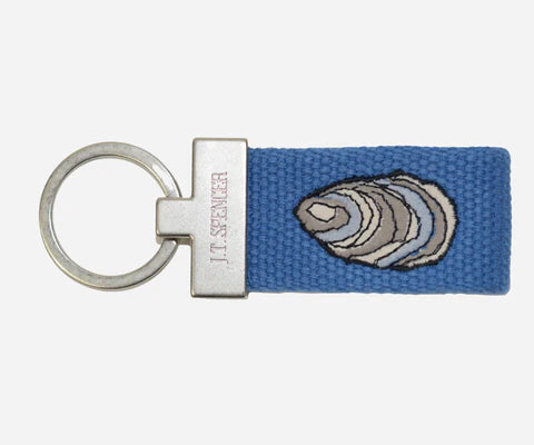 JT Spencer OYSTER KEY FOB (SAPPHIRE)