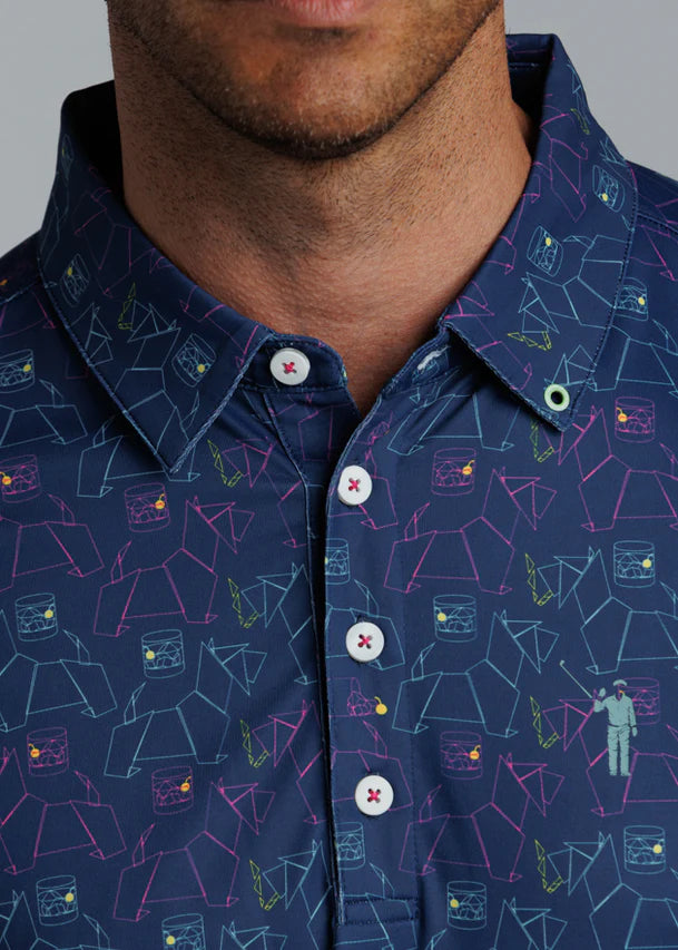William Murray SCOTCH BLEND POLO - Navy