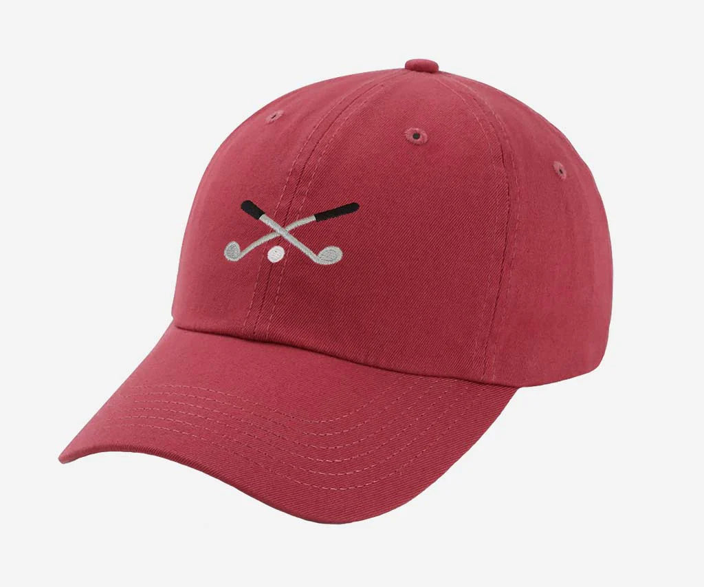 J.T. Spencer GOLF CLUBS HAT - VINEYARD RED
