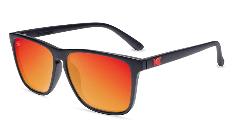 Knockaround Fast Lanes MATTE BLACK / RED SUNSET