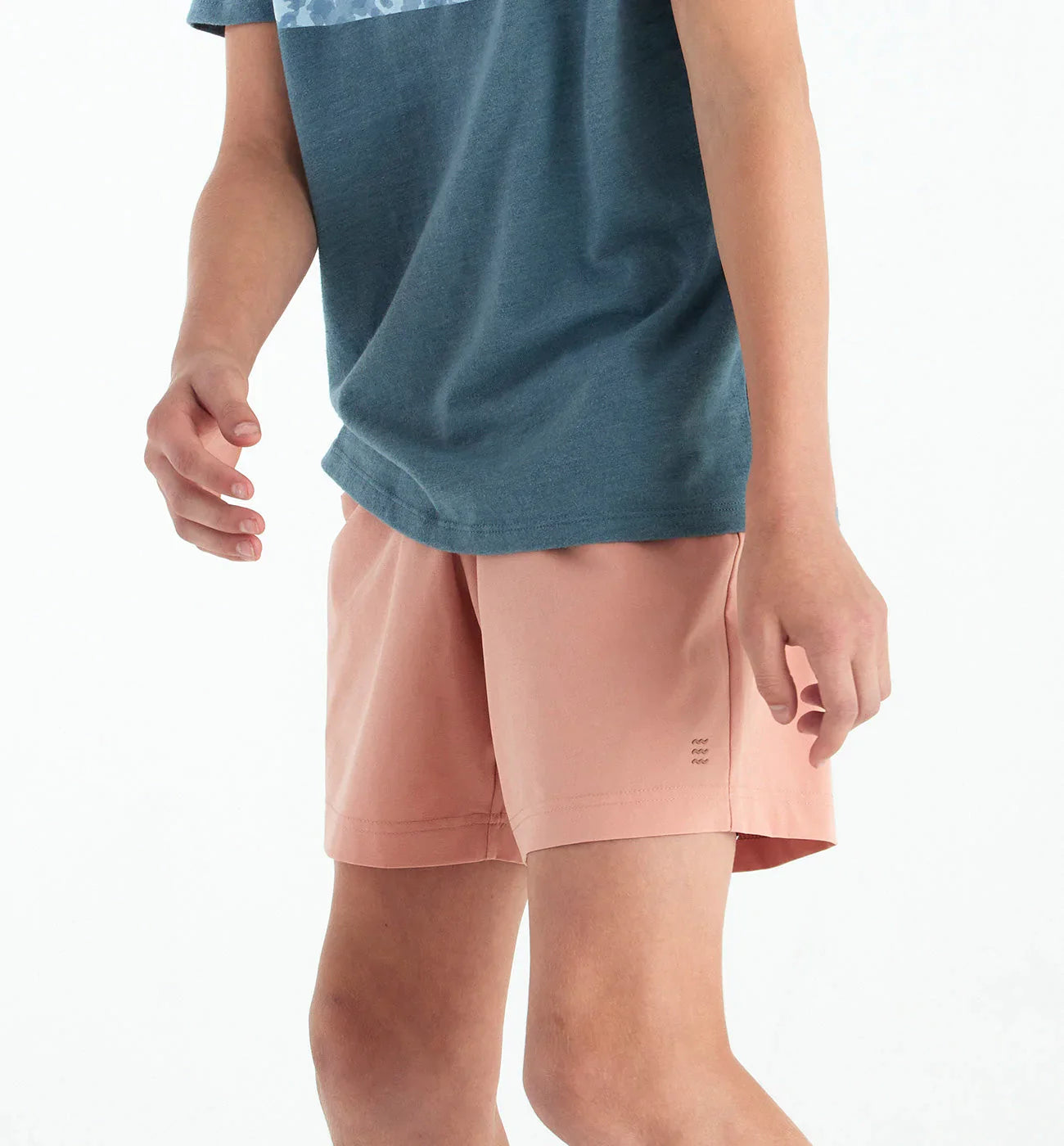 Free Fly Boys' Breeze Short - Orange Dusk