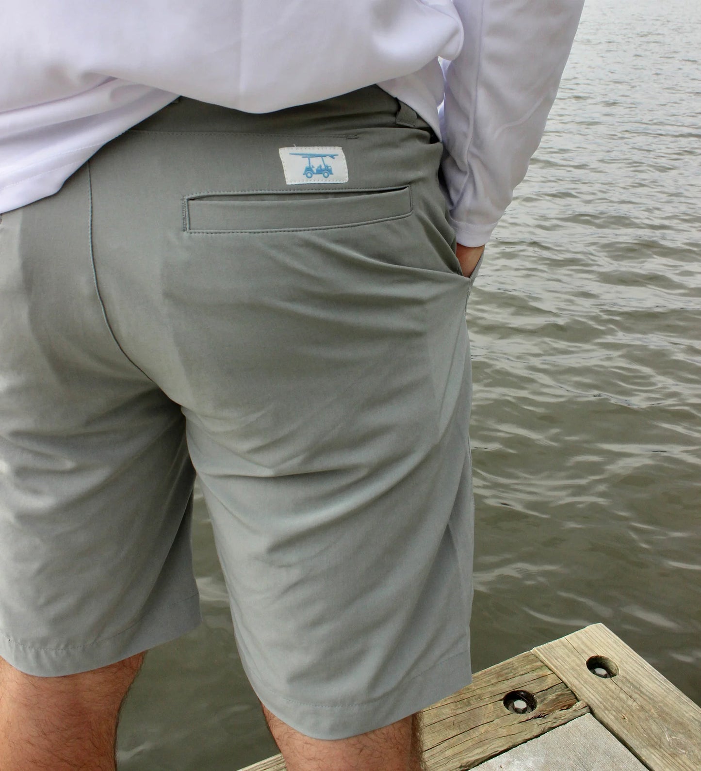 Bald Head Blues Performance Short - Monument Grey