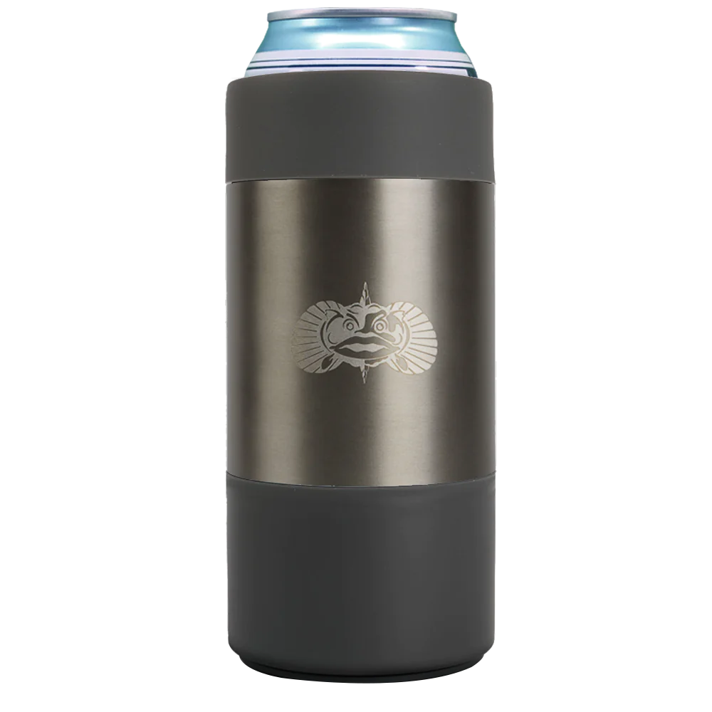 Toadfish Non-Tipping Can Cooler 12oz Slim - Graphite