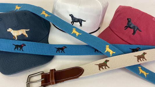 J.T Spencer The Golden Retriever - Embroidered Imperial Belt