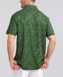 Abstract Arrangement Men's Polo - Green