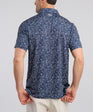 Abstract Arrangement Men's Polo - Navy
