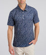 Abstract Arrangement Men's Polo - Navy