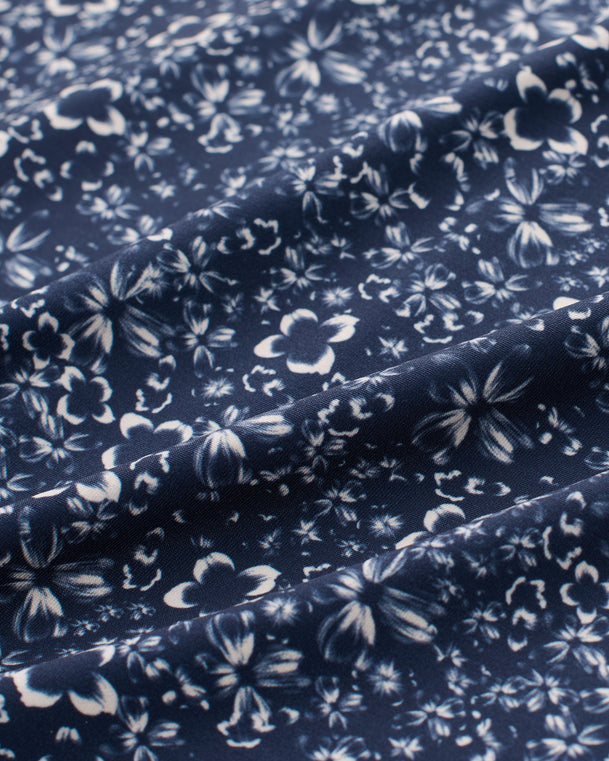 Abstract Arrangement Men's Polo - Navy