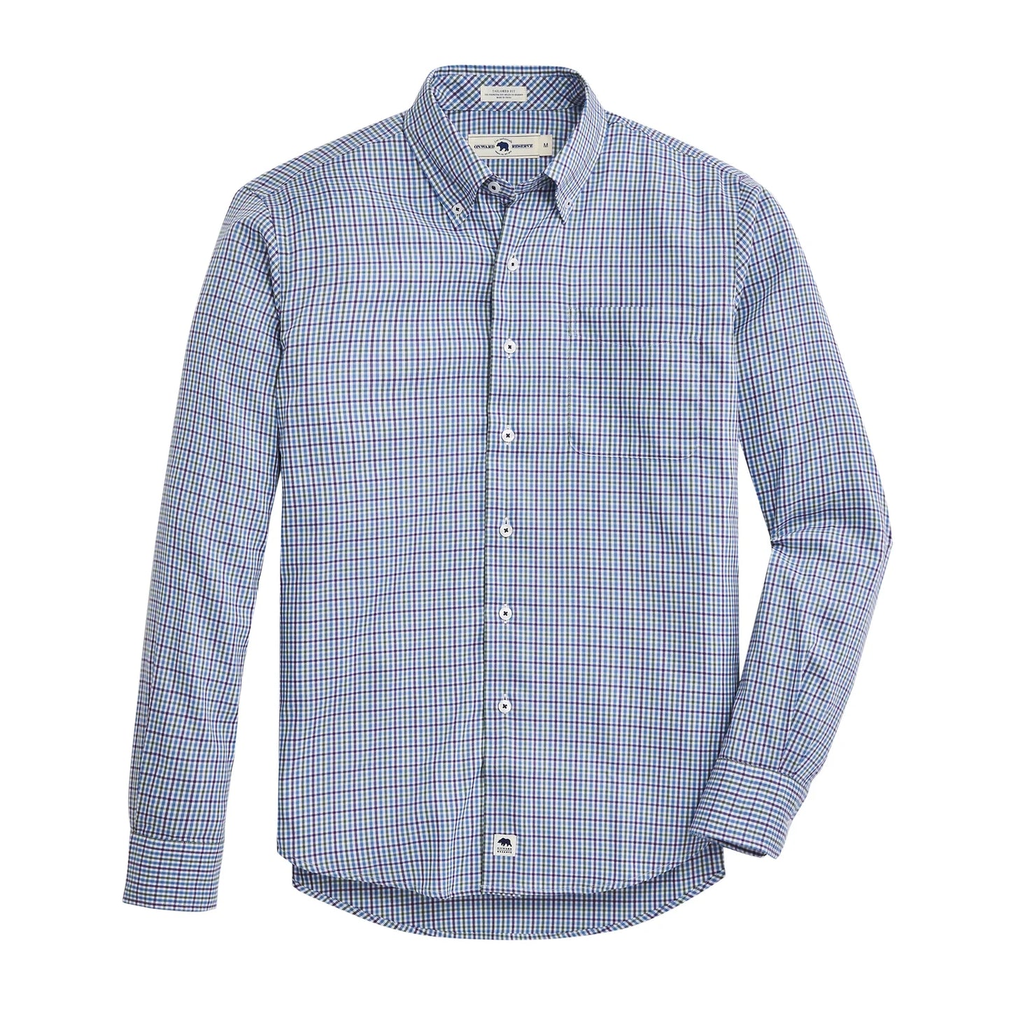 Onward Reserve Tailored Fit Brushed Performance Twill - Smoke Pine - Golspie
