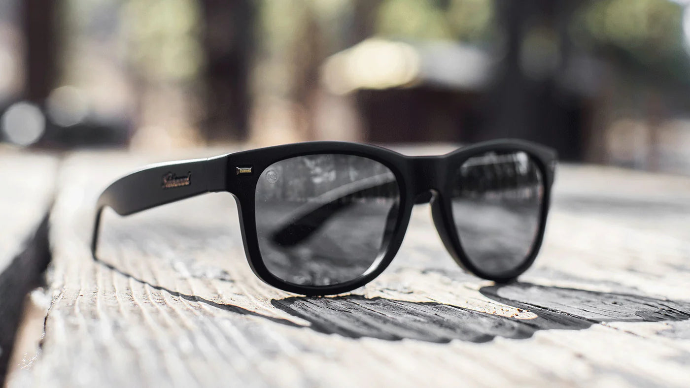 Knockaround - Fort Knocks - Matte Black on Black/Smoke