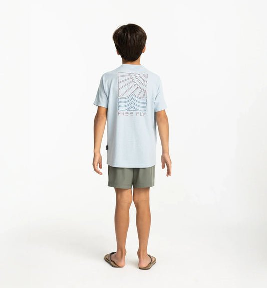 Free Fly Boys' Breeze Short - Agave Green