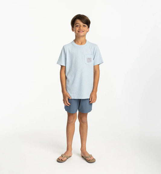 Free Fly Boys' Breeze Short - Pacific Blue
