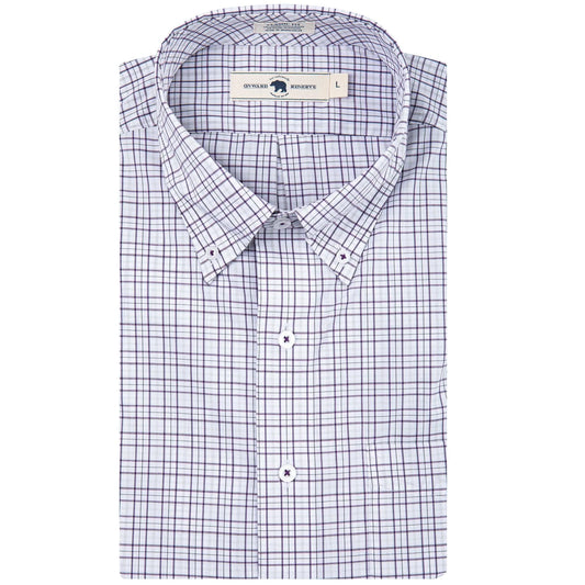 All Team Tattersall Button Down Shirt - Purple