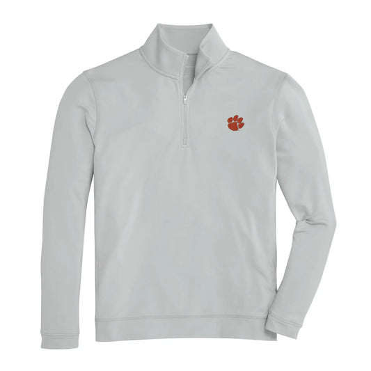 Onward Reserve Clemson Paw Flow Performance Pullover - Mirage Grey