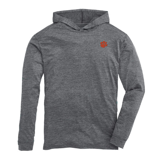 Onward Reserve Clemson Performance Hoodie - Heather Grey