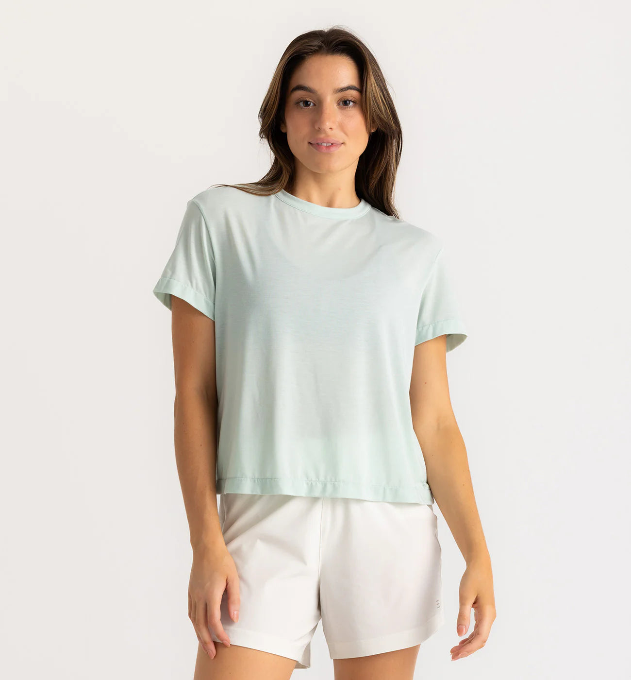 Free Fly Women's Elevate Lightweight Tee - Surf Spray