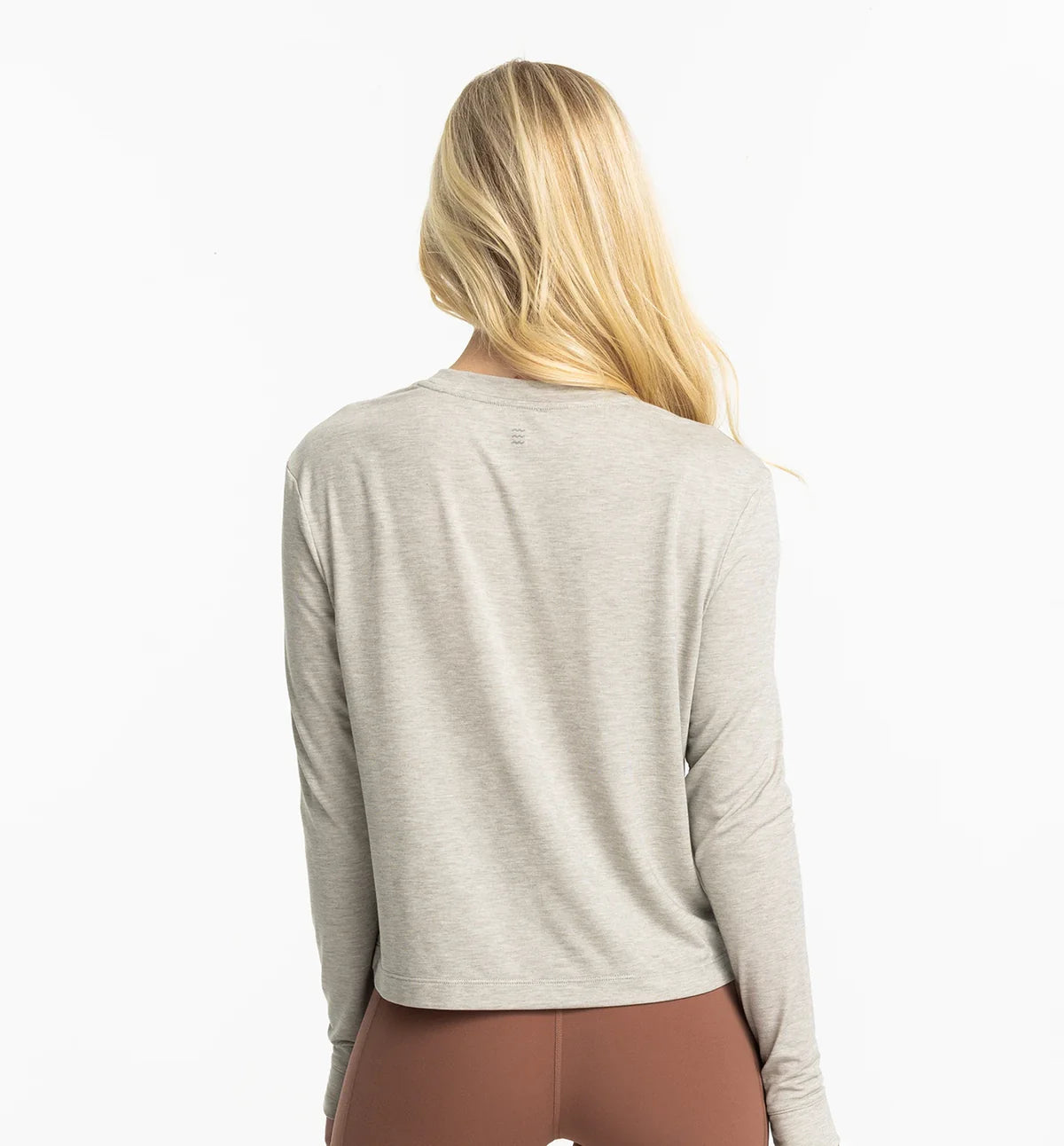 Free Fly Women's Elevate Long Sleeve - Heather Sandstone