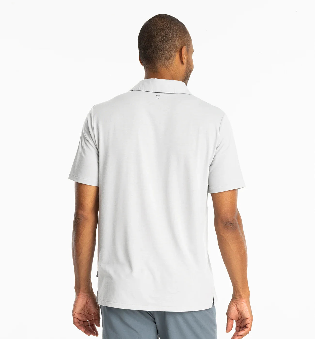 Free Fly Men's Elevate Polo - Aspen Grey