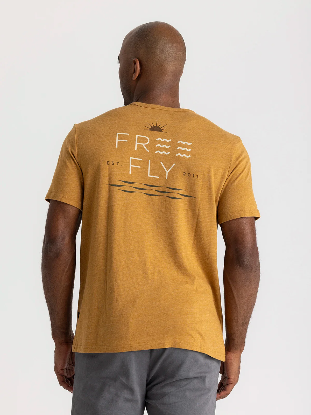 Free Fly Salt And Sun Pocket Tee - Heather Ochre