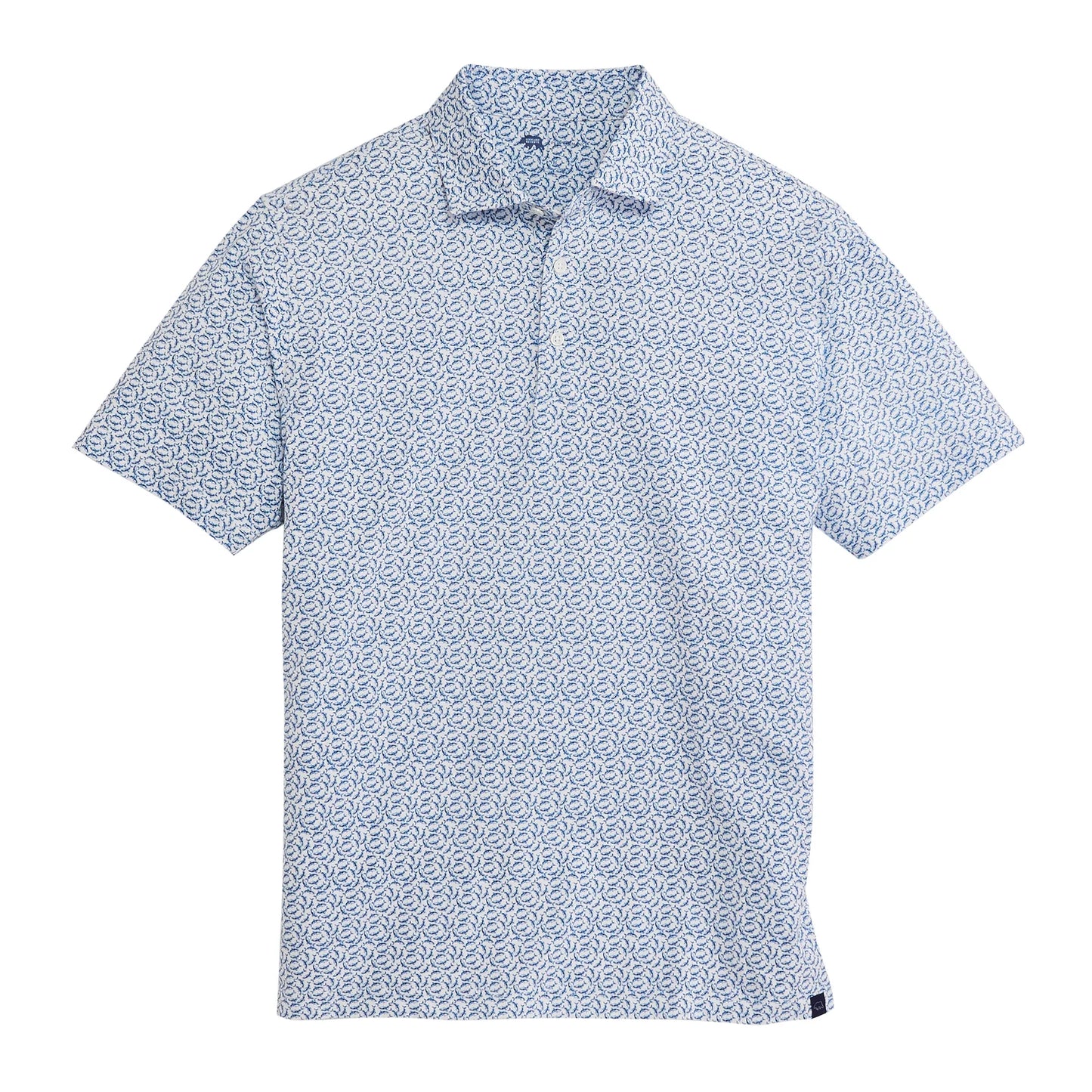 Onward Reserve Fins Printed Icon Polo - White