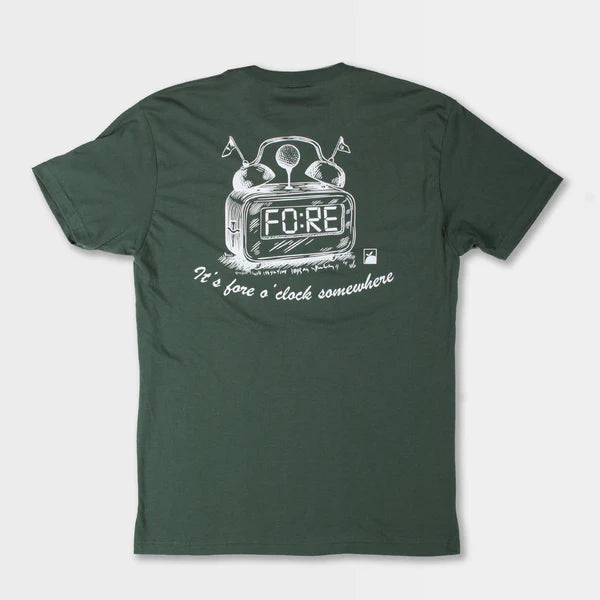 Flomotion Fore O'clock Somewhere Tee