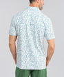 Green Blazer Groove Men's Polo - White