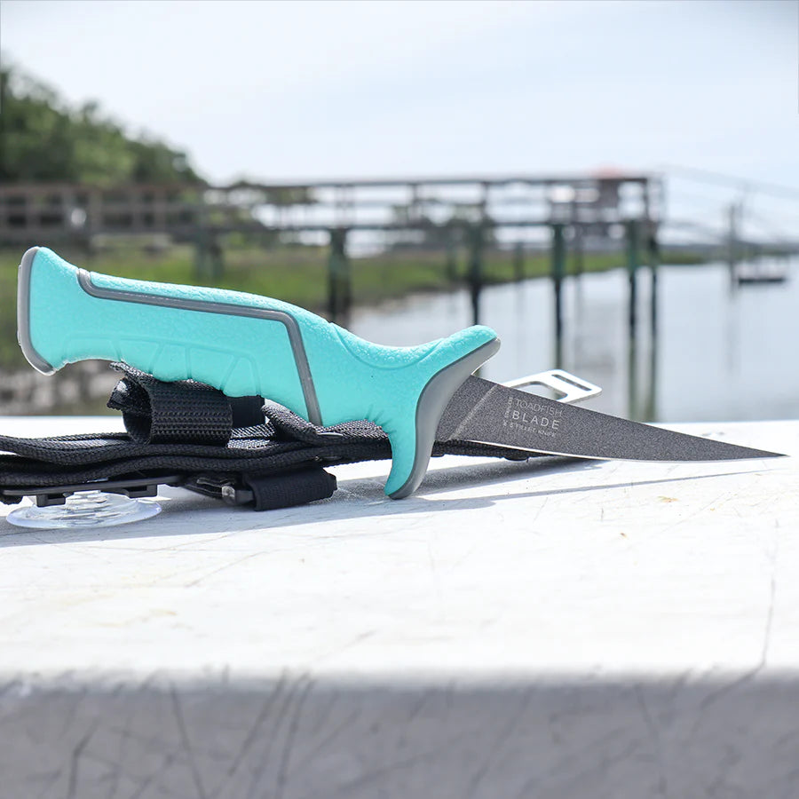 Toadfish Fixed Filet Knives - 7" - Teal