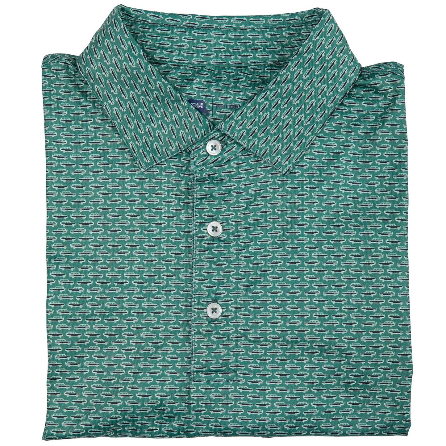 Onward Reserve Youth Wagoneer Performance Polo - Sea Pine