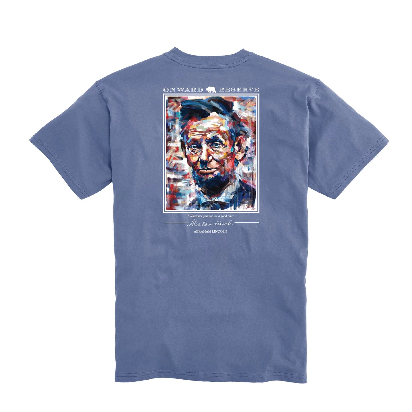 Onward Reserve Lincoln Short Sleeve Tee - Washed Blue