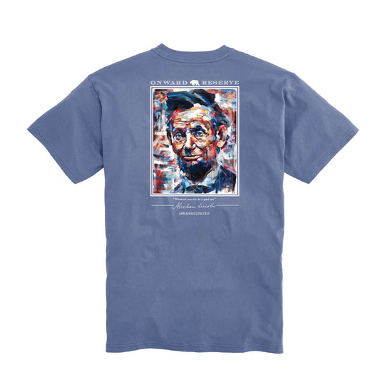Onward Reserve Lincoln Short Sleeve Tee - Washed Blue