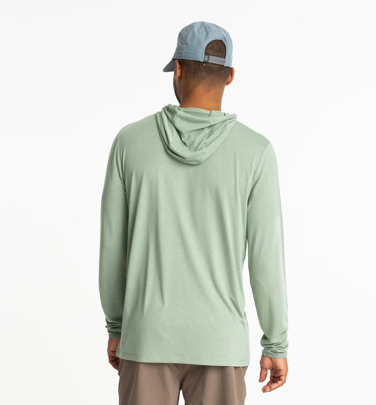 Free Fly Men's Bamboo Lightweight Hoodie - Palm Green