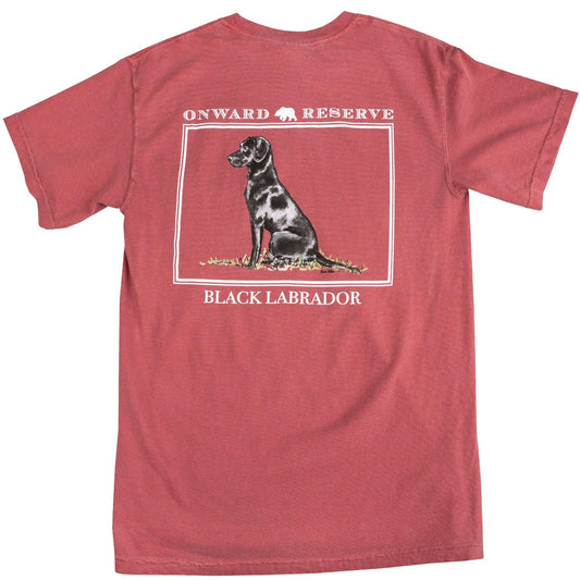 Onward Reserve Youth Black Lab Tee - Washed Red