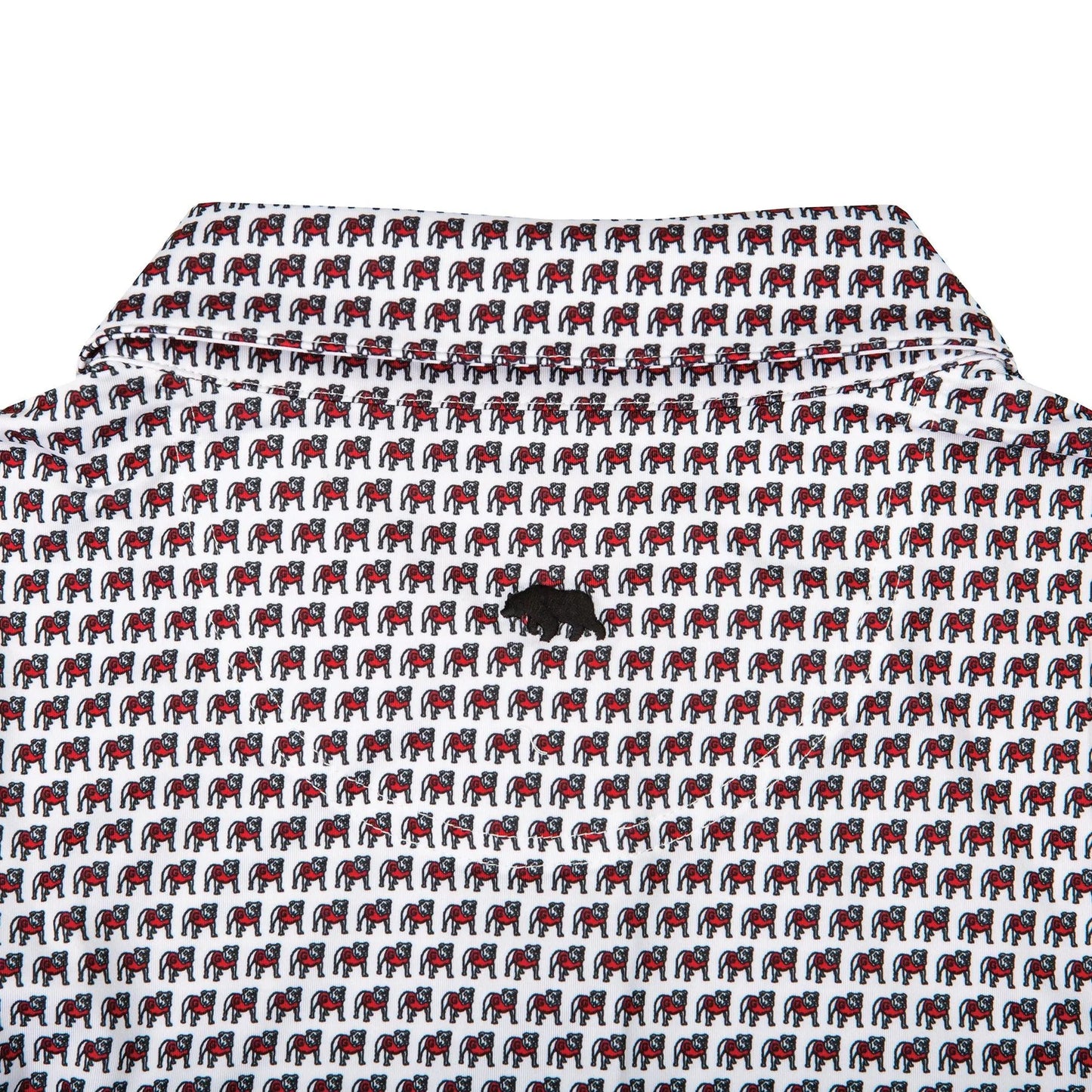 Onward Reserve Standing Bulldog Printed Polo - White