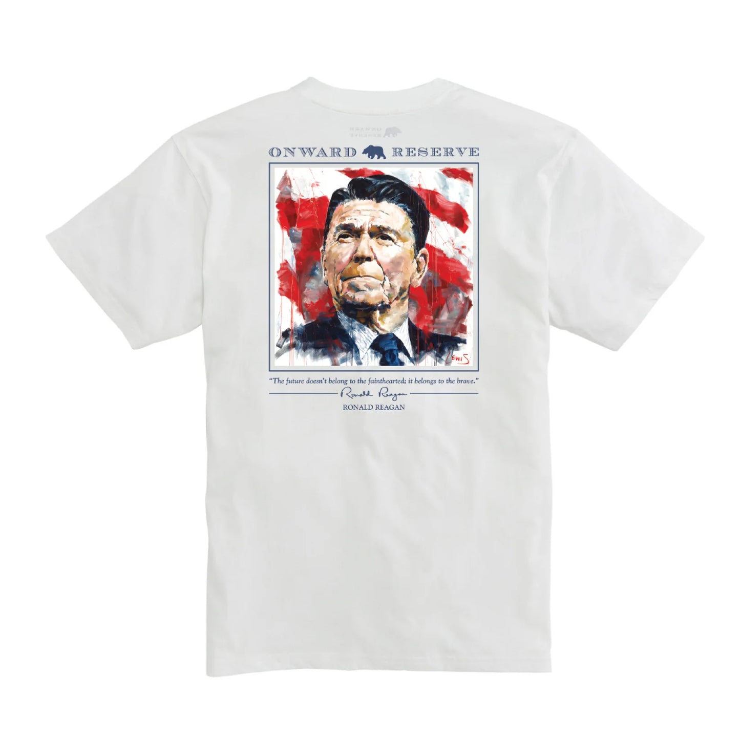 Onward Reserve Lewis Ronald Reagan Tee - White