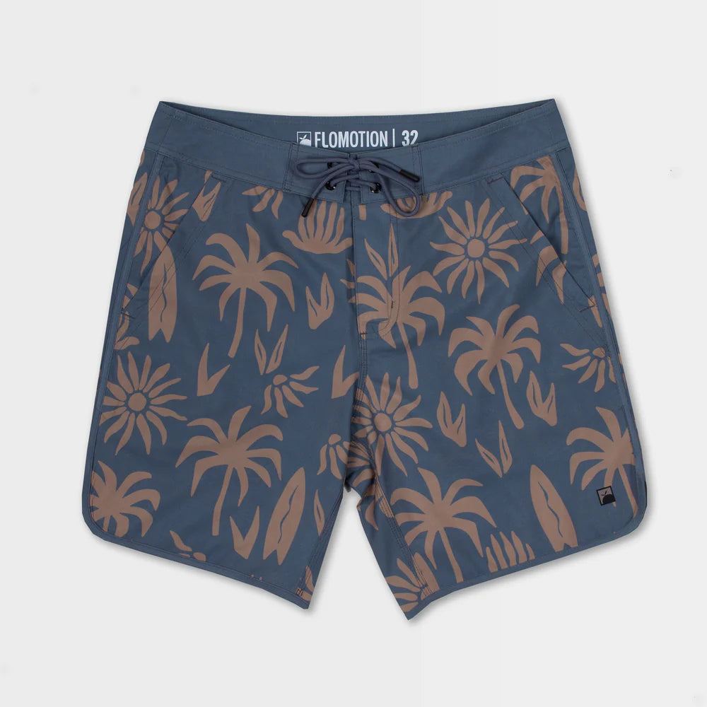 Flomotion Retro Surf Scalloped Boardshort