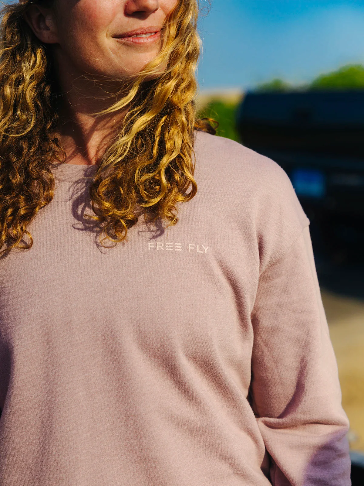 Free Fly Women's Carve Your Path Fleece Crew - Heather Fig
