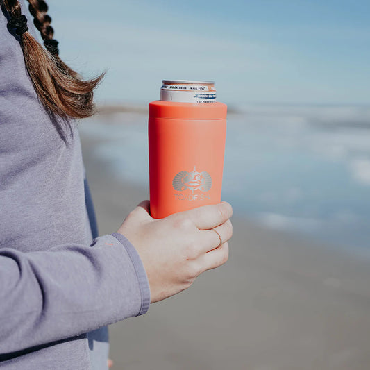 Toadfish Universal Can Cooler - Coral