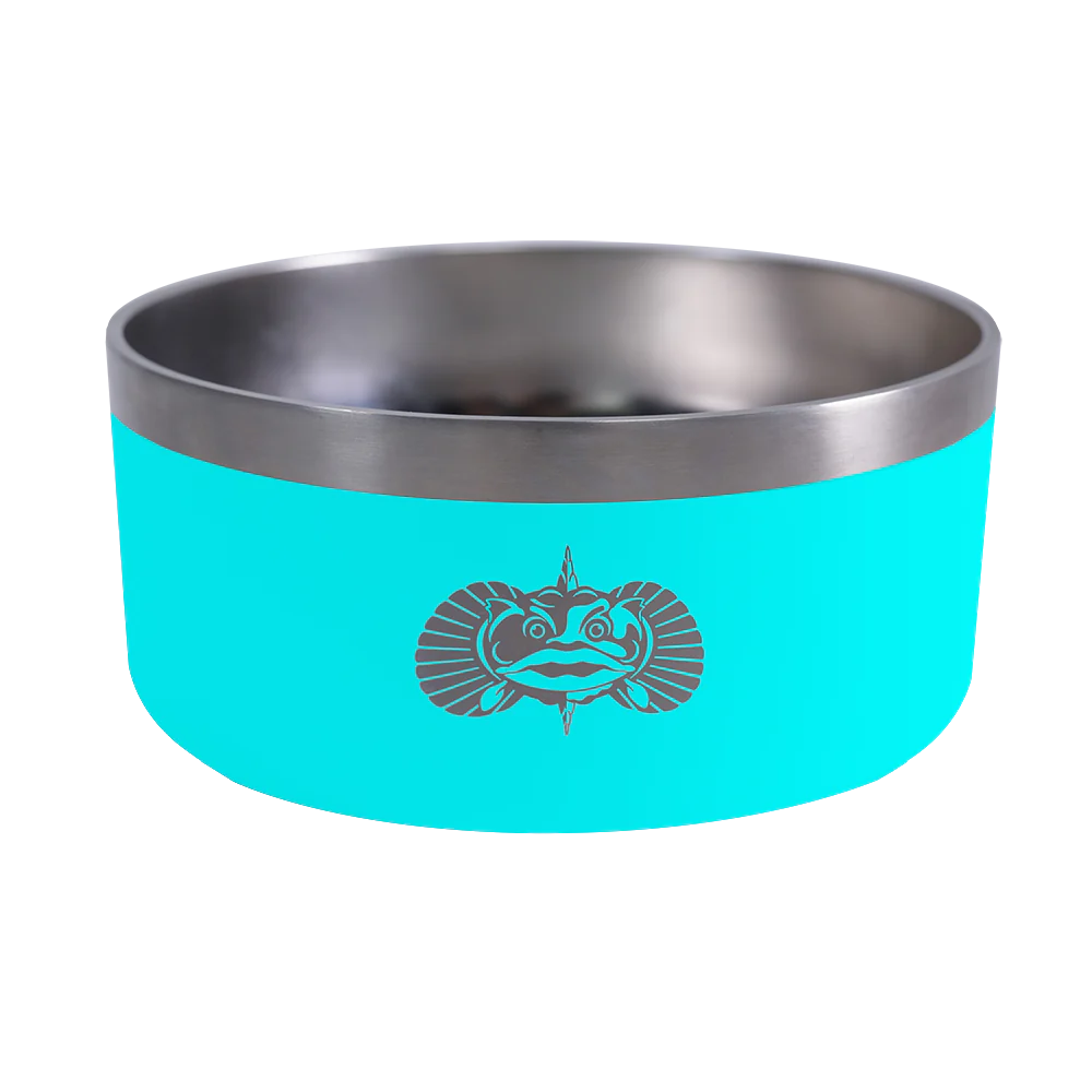 Toadfish Non-Tipping Dog Bowls - White