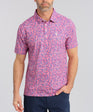 WM Floral Men's Polo - Pink