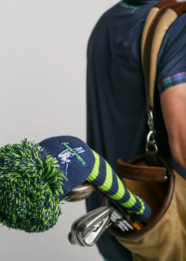 WILLIAM MURRAY POM POM DRIVER COVER - Navy
