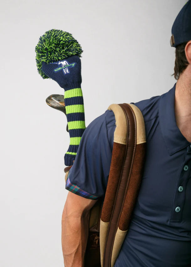 WILLIAM MURRAY POM POM DRIVER COVER - Navy